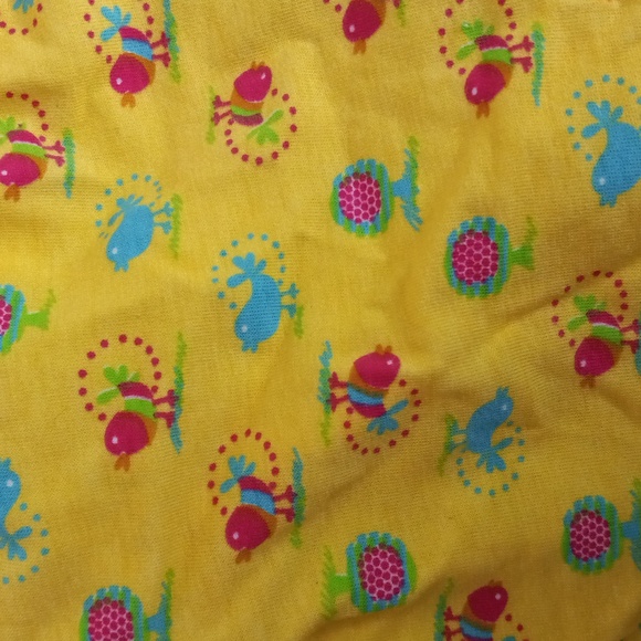 St. Eve M Panties Spring yellow Birds Trees Hot Pink Green Blue NEW - Picture 5 of 8